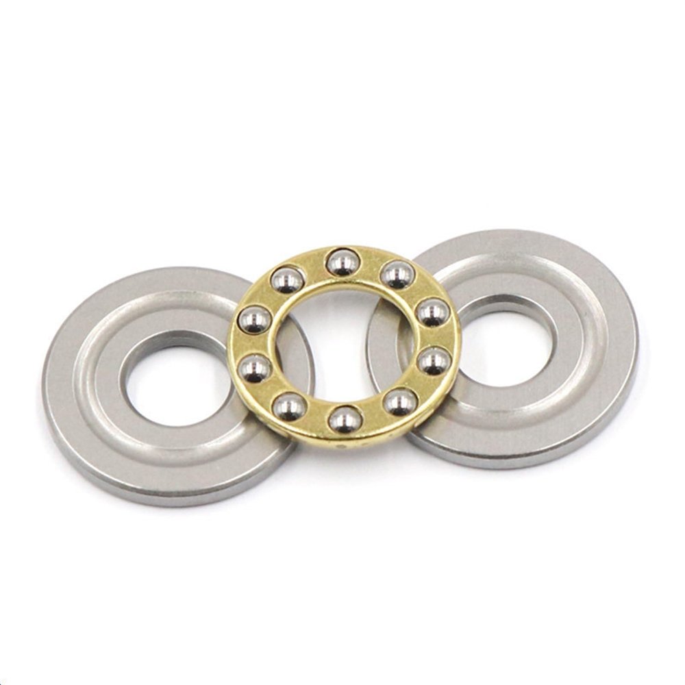 10 pcs F2-6M F2.5-6M F3-8M F4-10M F5-10M F6-12M F7-15M F8-16M F10-18M F12-21M F12-23M Mini 3-in-1 Aircraft Thrust Ball Bearings (Size: F7-17M 7x17x6)