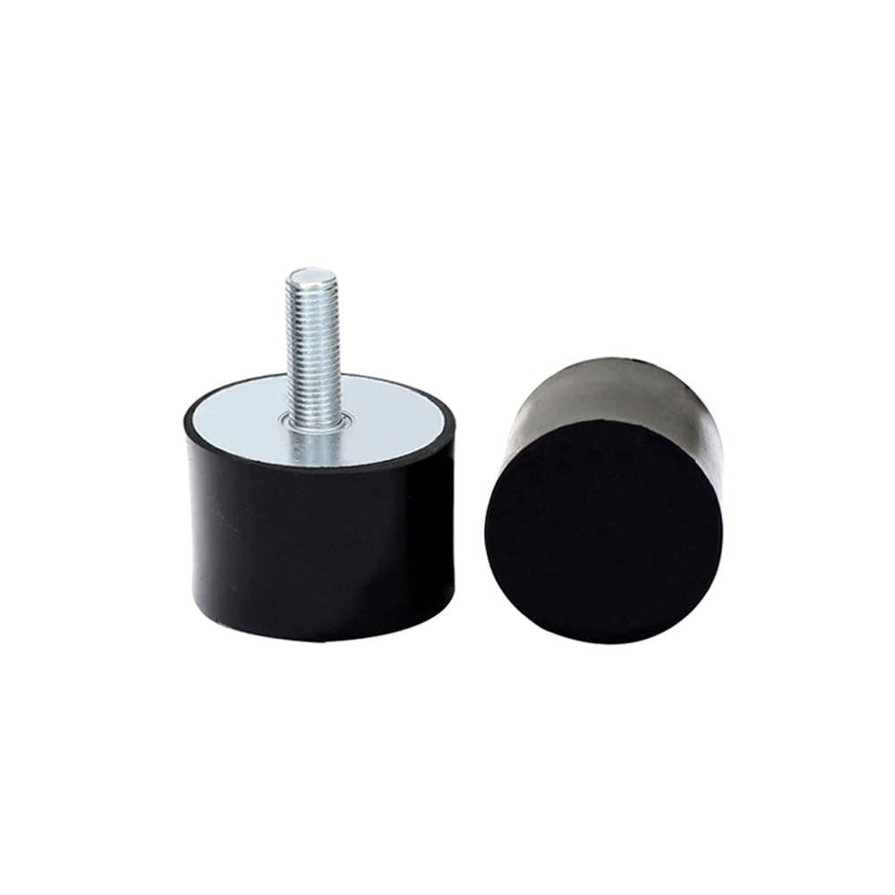 1-Piece M3 M4 M5 M6 Male-Thread Rubber Shock Absorber Isolator for Boats and Cars, Diameter 8/10/15/20/25 mm (Color: M5x12 mm - 15x15 mm)