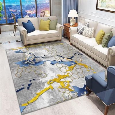 RUGMRZ Gray Short-Pile Rug, 60 × 120 cm