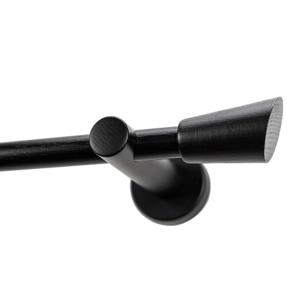 Garesa Molis Curtain Rod, 20 mm, Black, 200 cm