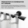 Garesa Molis Curtain Rod, 20 mm, Black, 200 cm view 4