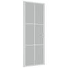 RAUGAJ Interior Door, 76 x 201.5 cm, White, Frosted Glass and Aluminum view 2