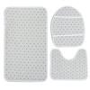 IUBBKI Skull Middle Finger Flannel Bathroom Rug Set, 3-Piece view 2