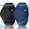 R-fun Waterproof AirTag Wristbands for Kids, 2-Pack, Navy Blue/Black view 1