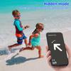 R-fun Waterproof AirTag Wristbands for Kids, 2-Pack, Navy Blue/Black view 4