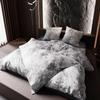 Mako Satin Toile de Jouy Rose Pillowcase, Anthracite (40 x 40 cm) view 2