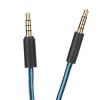 Gaming Headset Audio Cable with Volume Control and Mute, Fabric Cable for G Pro, G Pro X, G433, G233, Blue view 3