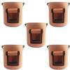 Ulalaza 5-Pack Potato Grow Bags with Flap, 30 x 35 cm view 1