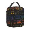 OPSREY Video Game Pattern Reusable Insulated Lunch Bag view 2