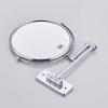 Makeup Mirror, Double-Sided Wall-Mounted, 3x Magnification, 360° Swivel, Extendable Arm, 8 in, Black view 4