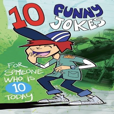 Funny 10th Birthday Card for Boys