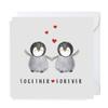 Second Ave Together Forever Penguin Square Card view 1