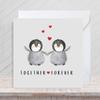 Second Ave Together Forever Penguin Square Card view 2