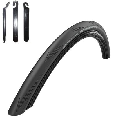 1 x Schwalbe One Performance R-Guard Wire-Bead Road Bike Tire 28-451 (20 x 1 1/8") with Tire Lever