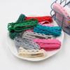 5 x 10-Yard Multicolor Cotton Lace Ribbon, Beige, 1–1.2 cm view 3
