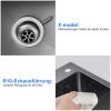 45 x 50 cm Black Stainless Steel Kitchen Sink, 1 Bowl view 4