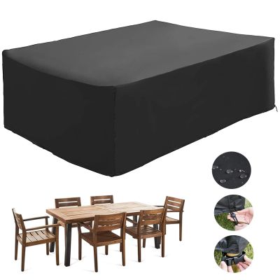 KDXAOBEI Outdoor Furniture Cover 155 x 115 x 65 cm, 600D Oxford, Black