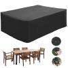 KDXAOBEI Outdoor Furniture Cover 155 x 115 x 65 cm, 600D Oxford, Black view 1