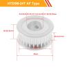 5M 24T Timing Pulley, 16/21/27 mm Belt Width, 6/8/10/12/14/15/20 mm Bore, HTD5M Drive Pulley view 2