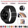 ANZOAT 22/26 mm QuickFit Watch Band for Garmin Fenix 7/7X/6/6X Pro/5X/5 Plus/3HR, Forerunner 935/945, Braided Nylon Solo Loop, Agate view 2