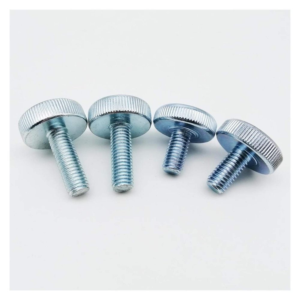 1/5 Pcs M3 M4 M5 M6 M8 M10 Knurled Flat-Head Hand-Tightening Screw Bolt for Curtain Wall Glass Locking, Adjustable (Length: 35 mm, Thread Diameter: M8 (2 Pcs)) (Color: M10 (Co