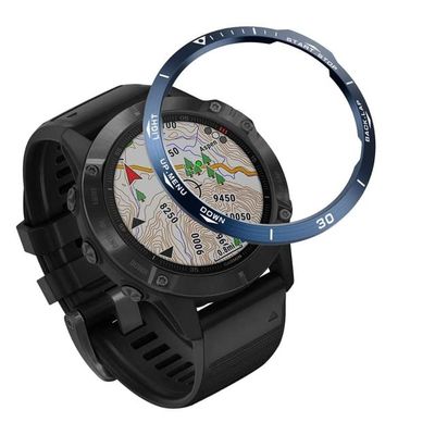 RORFFK Bezel Ring Styling Frame for Garmin Fenix 6/6 Pro Sapphire Smartwatch
