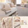 YWQJL Non-Slip Sofa Cover, Brown 3, 70 x 180 cm view 2