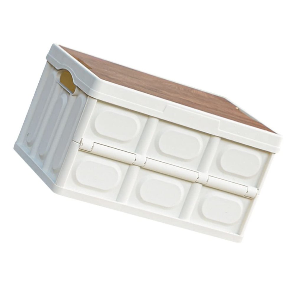 Yardwe 30 L Foldable Trunk Storage Box with Compartment