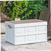 Yardwe 30 L Foldable Trunk Storage Box with Compartment view 2