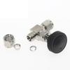 HOMEXO Adjustable Needle Valve, 1/2 in, 304 Stainless Steel, Double-Ferrule Compression Fitting view 4