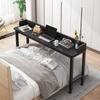 ALLOCO Overbed Table with Wheels, Adjustable Laptop Desk, 170 × 40 cm, Color B view 1