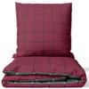 Leonado Vicenti 100% Cotton Checked Reversible Bedding Set, Renforce, 135x200–240x220 cm view 1