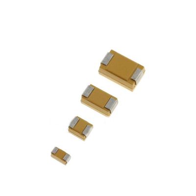 BCOMFY 10-Piece ABCD-Case Tantalum Capacitor Set, 6V–50V, 0.1µF–330µF (Size: D, 10V, 47µF, 476A)