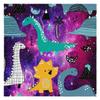 Dinosaur Galaxy Cloth Napkin, 1 Piece, Reusable and Washable, 20 x 20 in view 1