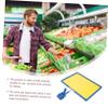 GRIRIW Price Tag Holder with Clip, ABS, Blue view 2