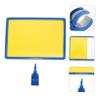 GRIRIW Price Tag Holder with Clip, ABS, Blue view 4