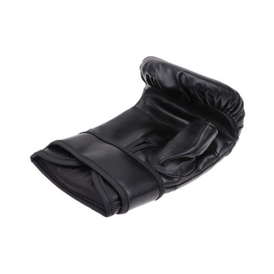 PU Boxing Gloves for Adults, Training Gloves, Black