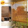 MMleYN Bamboo Roller Blind, 90/110/130/155/175/200 cm Wide, Natural Reed, Retro Sun and Privacy Shade with Lift, Anti-UV, for Windows/Terraces/Balconies view 3