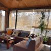 MMleYN Bamboo Roller Blind, 90/110/130/155/175/200 cm Wide, Natural Reed, Retro Sun and Privacy Shade with Lift, Anti-UV, for Windows/Terraces/Balconies view 4