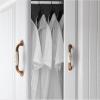 PILYON Kitchen Knobs, 2-Pack, Chinese Pastoral Golden Flower, Zinc Alloy and Ceramic, Retro Cabinet and Wardrobe Handles, CC128mm view 2