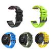 SCHIK Silicone Watch Band for Garmin Instinct and Fenix 5/5 Plus, Quick-Release Sport Replacement Strap, Agate view 2