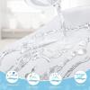 INAAYO 3D Shower Curtain, 120 x 200 cm, Ocean View, Waterproof, 8 Rings view 4