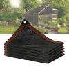 Outdoor Sun Shade Cloth, Shade Net with Grommets, Heat-Resistant HDPE, for Plants, Garden, Patio, Gazebos, Backyard (6 × 7 m / 19.6 × 23 ft) view 1