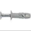 AERZETIX C67154 Set of 100 5x35 mm Polyethylene Nail Plugs with 100 3.5x40 mm Zinc-Plated Steel Screws, PZ2 Countersunk Head view 2