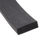 Black EPDM Rubber Foam Square Sealing Strip, 6x8 mm, 5 m view 3