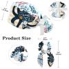 Octopus Adjustable Women's Work Cap with Bow Hair Tie, Bouffant Hat with Buttons, Multicolor 14, M/L view 2