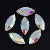 4–32 mm Sew-On Horse-Eye Rhinestones, Gold Prong Marquise Shapes, Sapphire, 6 × 12 mm, 20 Pieces view 4