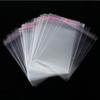 100 Transparent Self-Sealing Cellophane Bags, 14 x 17 cm view 1