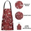Cherry Blossom Chef Apron with Pockets and Adjustable Neck view 2