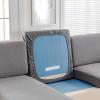 Waterproof Stretch Sofa Seat Cushion Cover, Gray, 2-Seater, 95–135 cm view 1